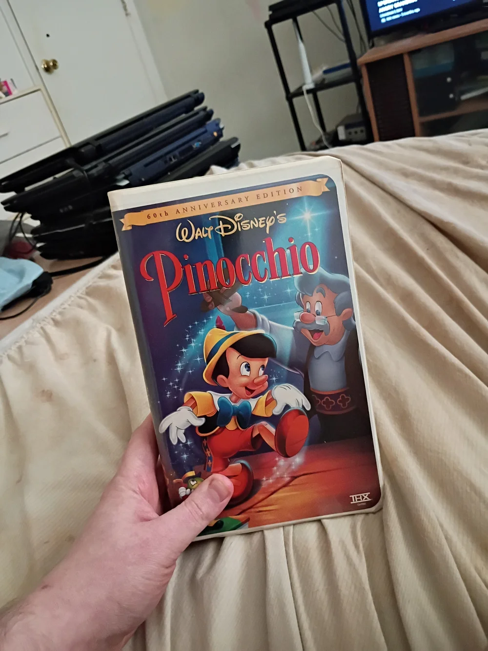 Disney Pinocchio VHS - Classic Blue Cover